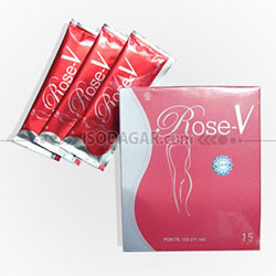 ROSE-V ORIGINAL BPOM (minuman herbal wanita)